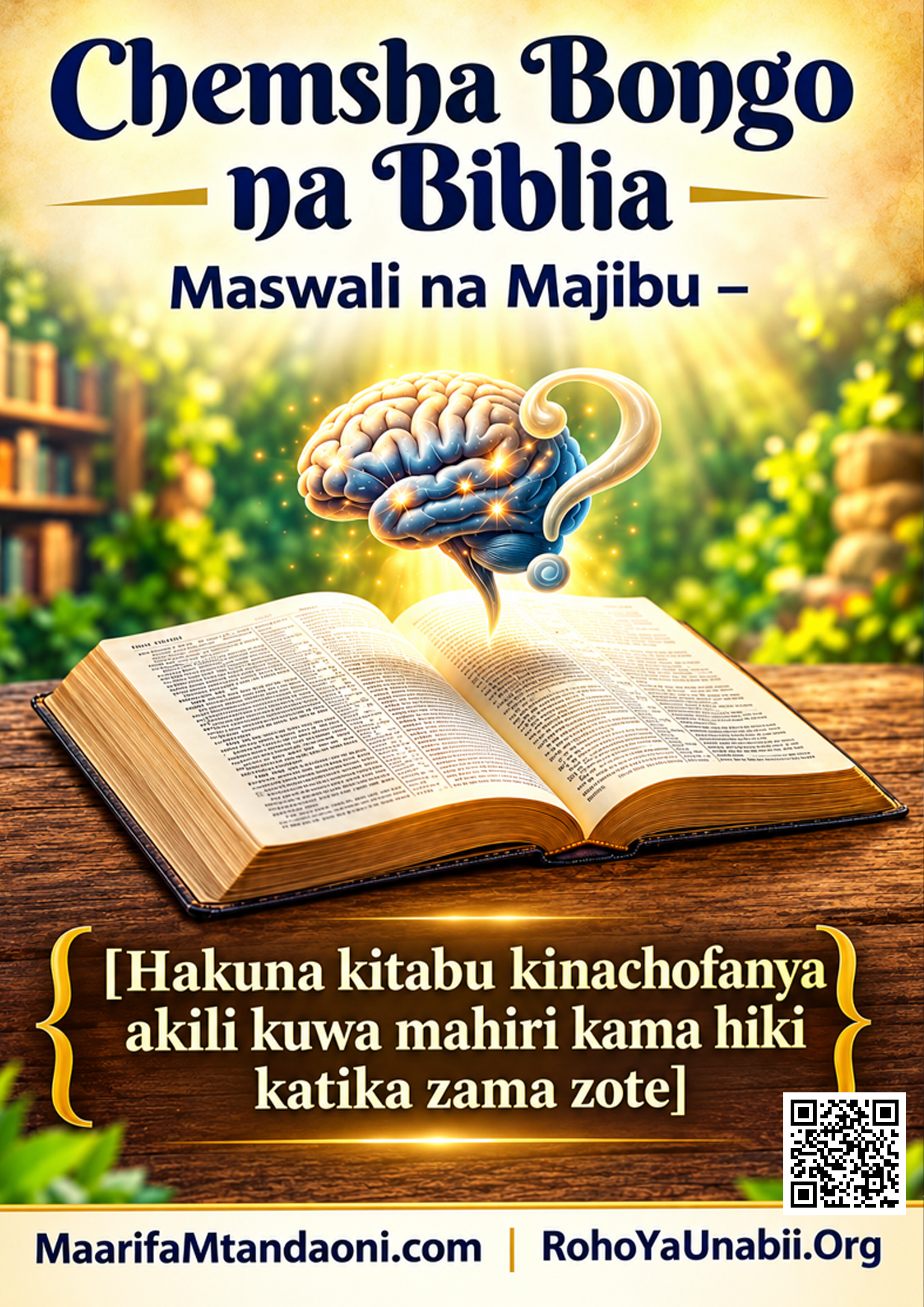 cover of Maswali na Mafumbo ya Biblia ya Kufurahisha
